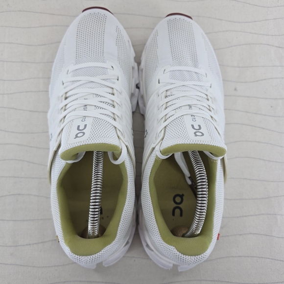 On Running Womens Cloudswift 2 Ivory Chartreuse Running Sneakers Shoes Size 10.5 - Picture 6 of 16